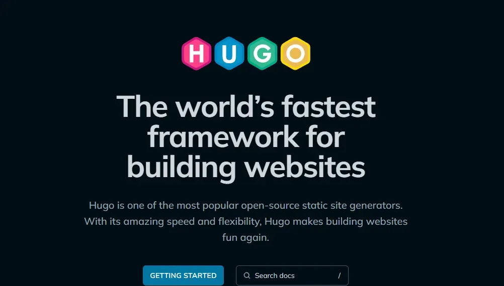 Hugo博客搭建教程以及配置调优